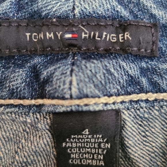 VINTAGE Y2K Tommy Hilfiger Denim Jean Shorts Size 4 - Picture 6 of 12